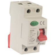 XKOREN 40A 6kA 300mA 2 Kutup (Elektronik-AC Tip Yangın Koruma) Kaçak Akım Koruma Şalteri